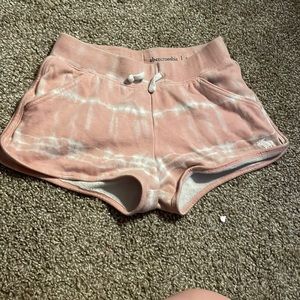 Pink with a little white cute shorts